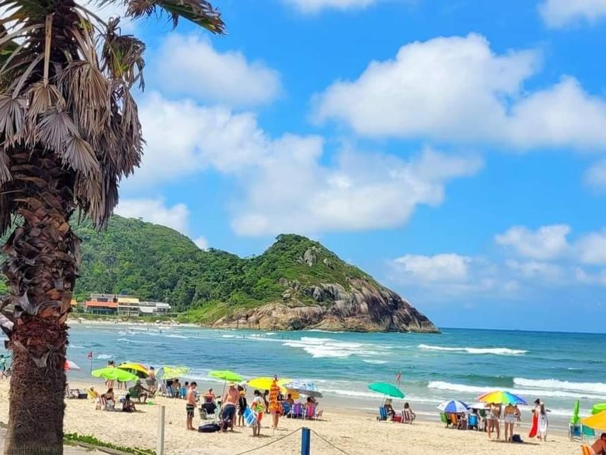 Apartamento na Praia da Enseada, 100 mt praia Sao Francisco do Sul Exterior foto